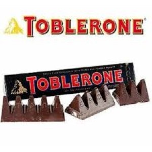 

TOBLERONE 2 VARIANTS WHITE & DARK 100gr