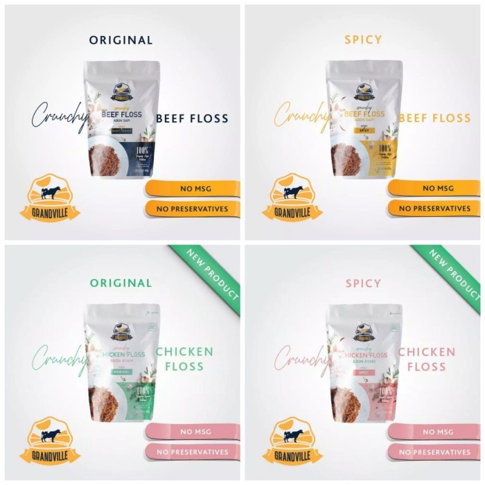 

(GoodSeller) Grandville Abon Ayam Crunchy Original