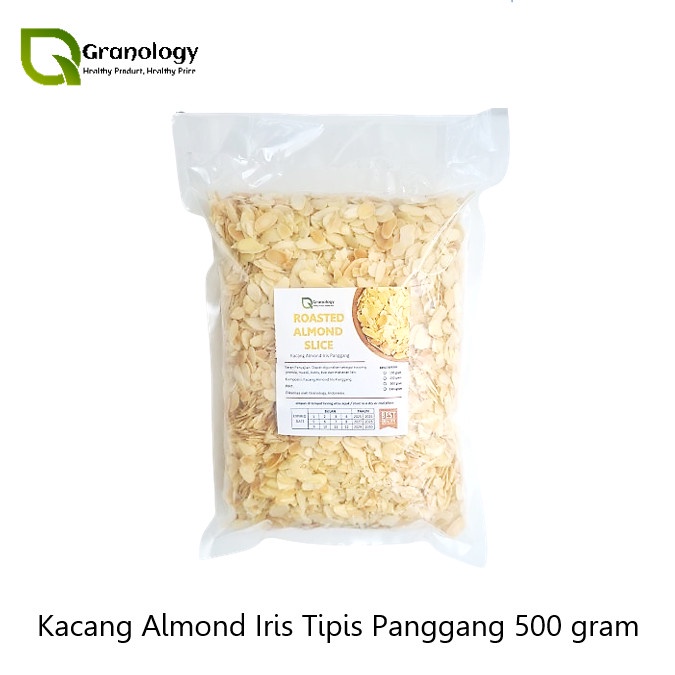 

Almond Iris Oven / Roasted Almond Slice (500 gram) by Granology