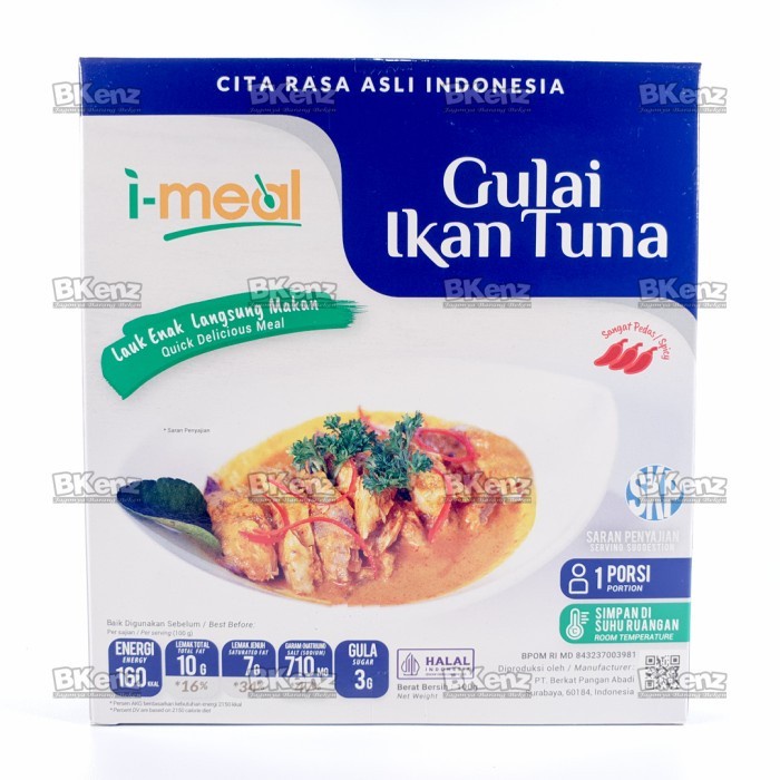 

(GoodSeller) iMeal Lauk Makanan Siap Saji i-Meal Rendang Balado Kari Opor