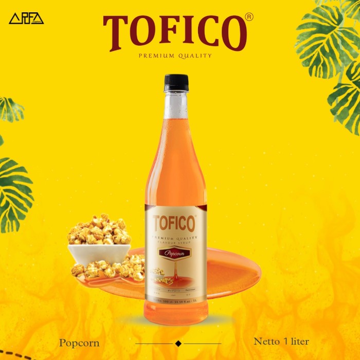 

Sirup Tofico Popcorn 1 liter - Simpel Sirup Pop Corn