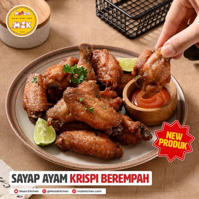 

Lezat- Sayap ayam krispi berempah
