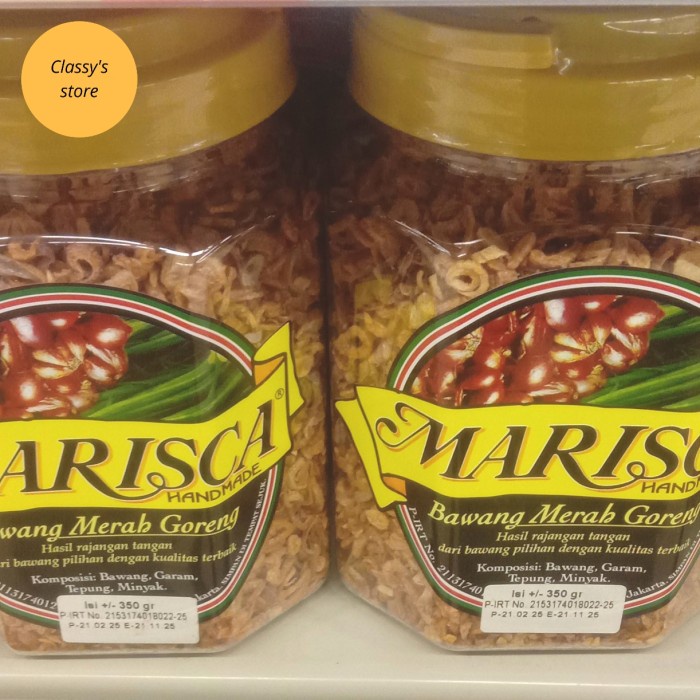 marisca bawang merah goreng toples 250 gr/bawang goreng