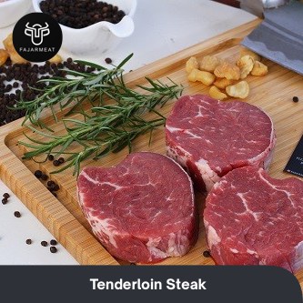 

Lezat- Tenderloin steak / daging tenderloin / daging steak / daging bbq