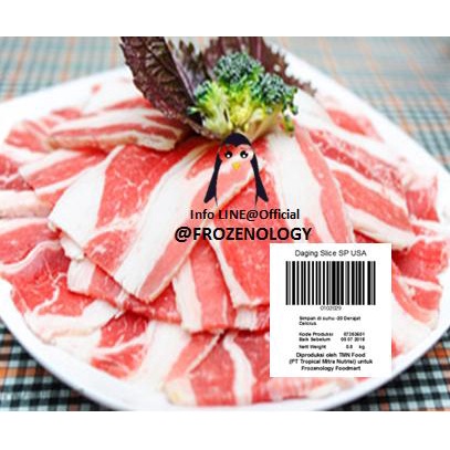 

Lezat- 100% USA Beef Bifuyaki Yakiniku Shabu Sukiyaki Daging Slice Siap Kirim
