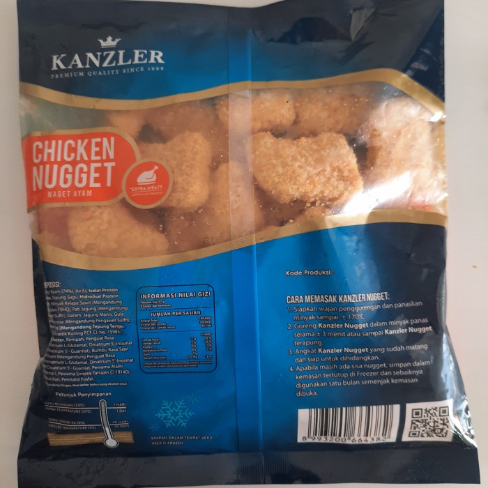 

Lezat- Kanzler, Chicken Nugget 450gr