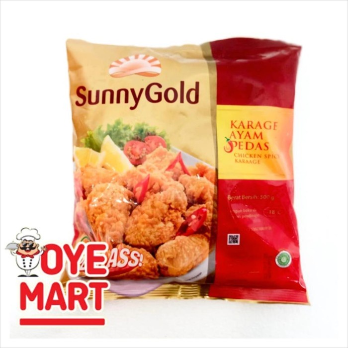 

Lezat- SUNNY GOLD CHICKEN SPICY KARAGE 500GR/KARAGE PEDAS