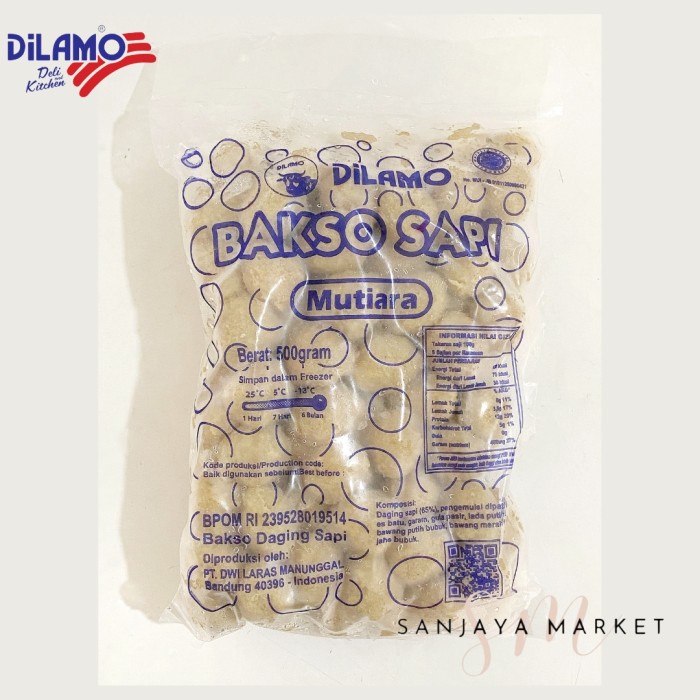 

Lezat- DILAMO BAKSO SAPI MUTIARA BAKSO DAGING SAPI 500GR