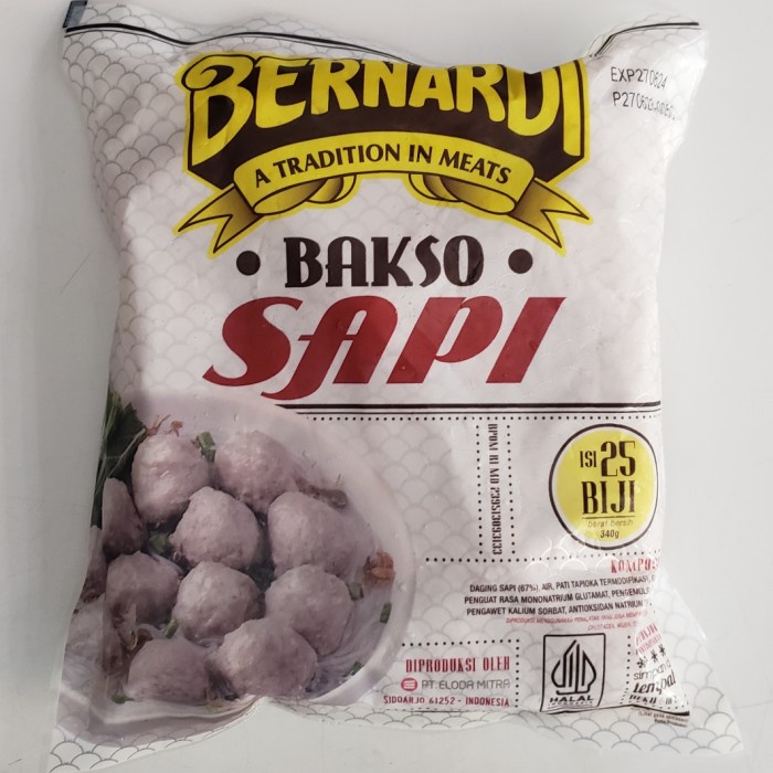 

Lezat- Bernardi Bakso Sapi 25 Biji Besar