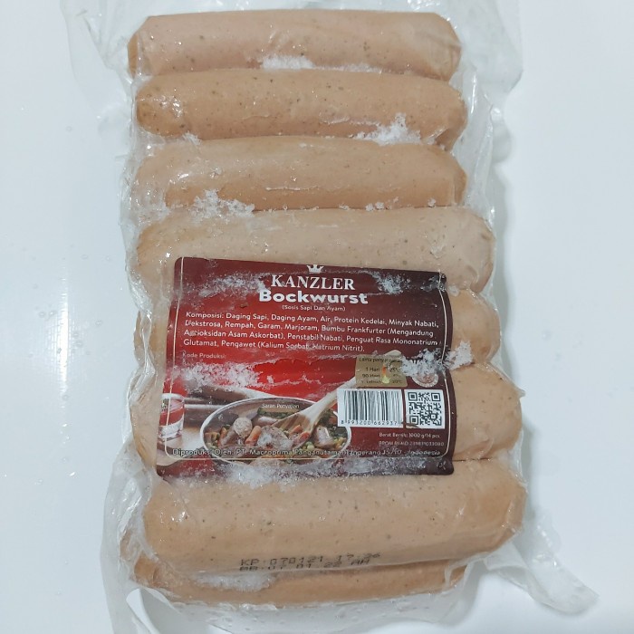 

Lezat- Kanzler Bockwurst Sosis 1kg