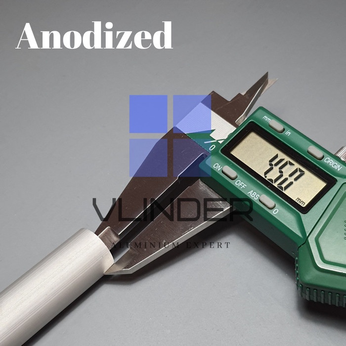 [kls] - Pipa Aluminium OD 16 mm x ID 7 mm