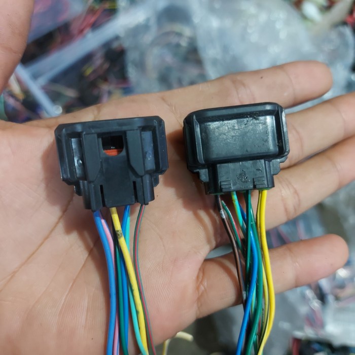 SOKET KABEL LAMPU DEPAN PIN 8 MOBIL HONDA JAZZ MOBILIO HRV CRV CIVIC