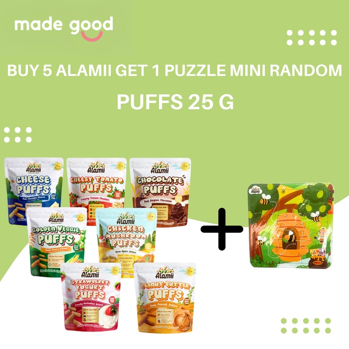 

Alamii Puff 25G Strawberry Peanut Butter Golden Veggie Cheese