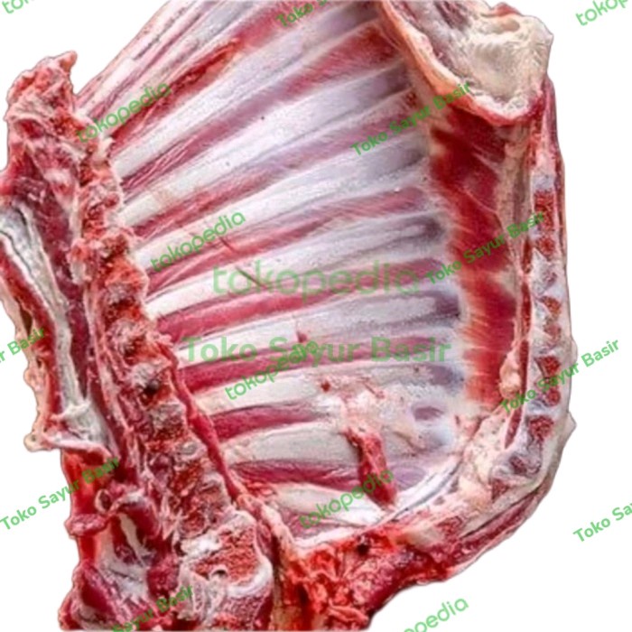 Lezat- daging iga kambing muda segar 500g