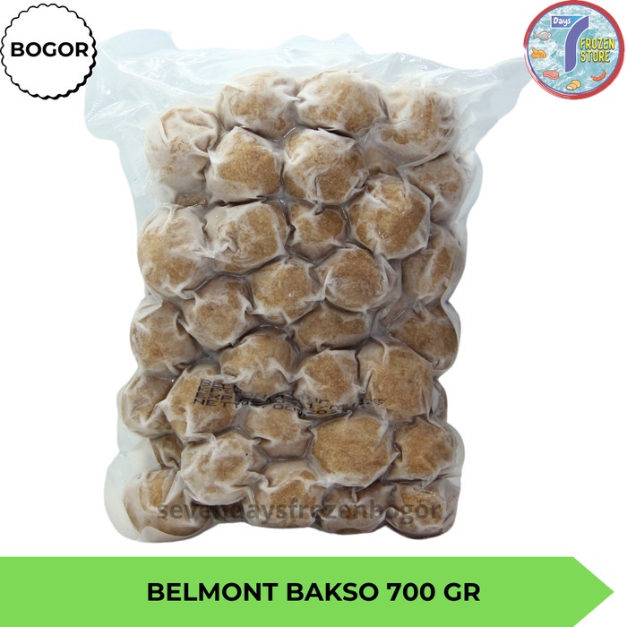 

Lezat- Bakso Sapi Belmont isi 50 kemasan 700 gram
