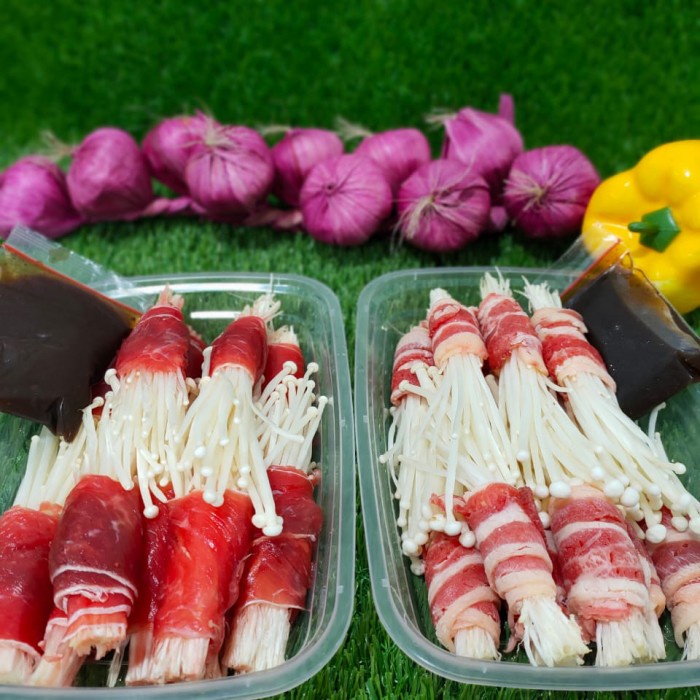 

Lezat- Super Beef Enoki Roll