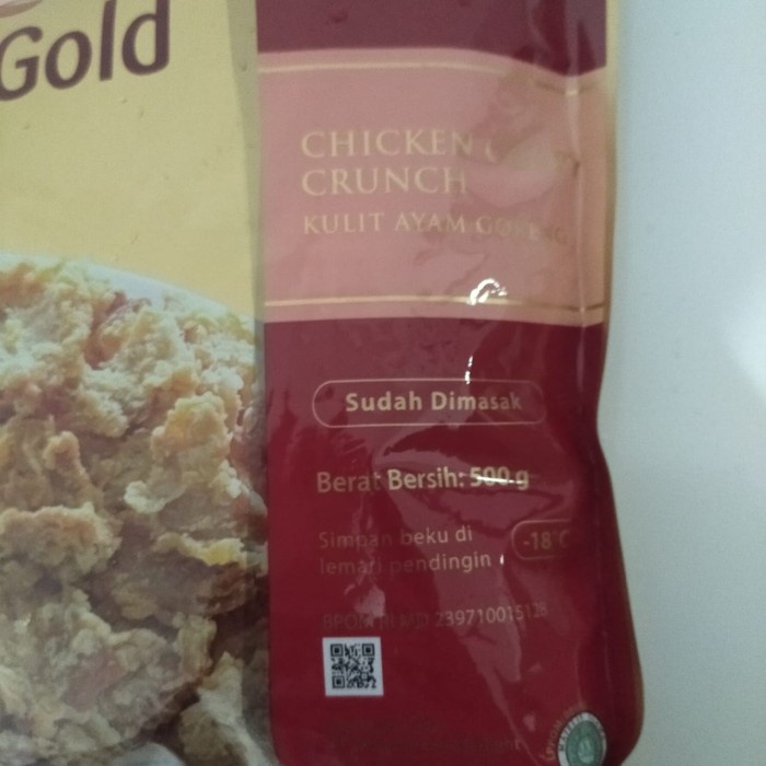 

Lezat- Sunny Gold, Kulit ayam crispy crunch 500gr