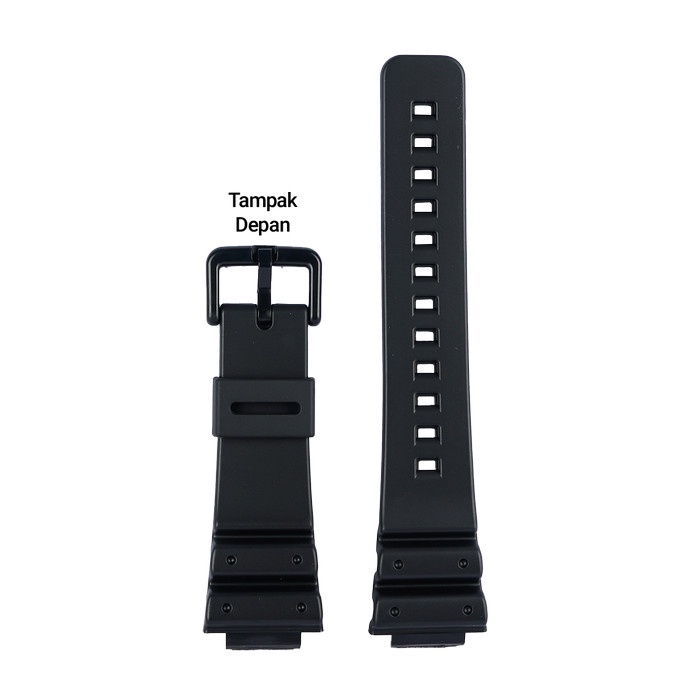 Promo Terbatas Tali Strap G-Shock Dw-6900 / Dw-6900G 26Mm Black Resin 71604262