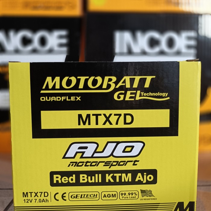 PROMO Aki motor Honda Tiger 2000 motobatt MTX7D Aki Kering