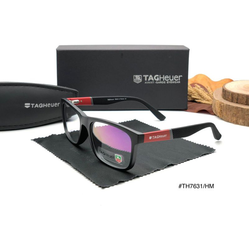 BaruBgTStock- [BISA COD] KACAMATA TAG HEUER 7631 PRIA WANITA ANTI RADIASI