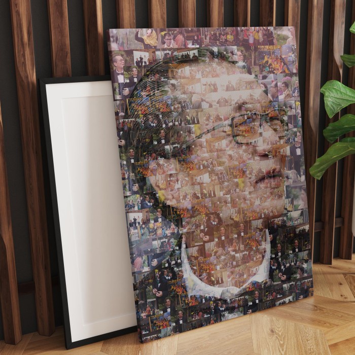 TERBARU Kolase foto mozaik kanvas premium 40x60 cm