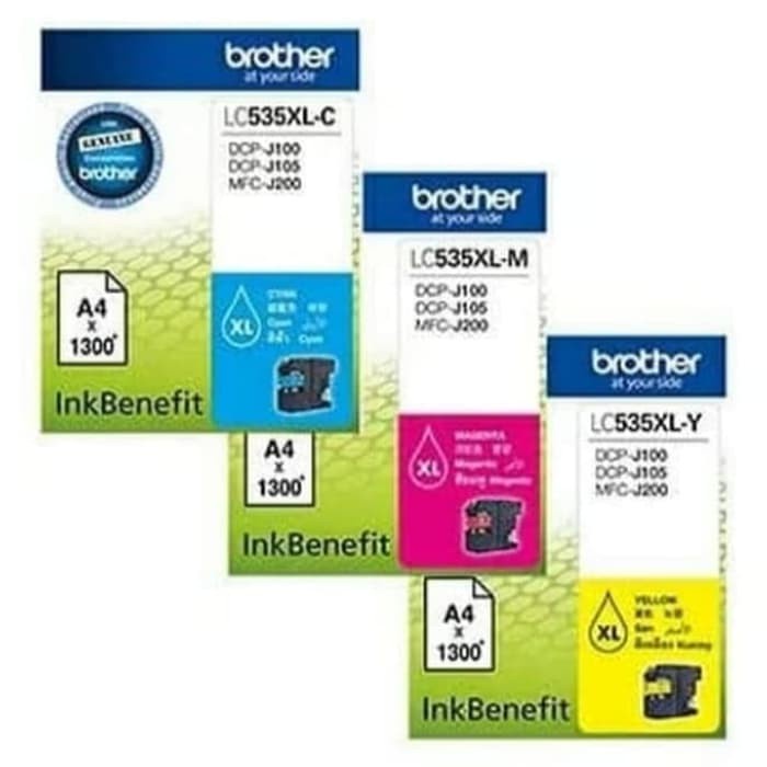

TERLARIS Tinta brother lc 535xl colorLC 535 cmy original
