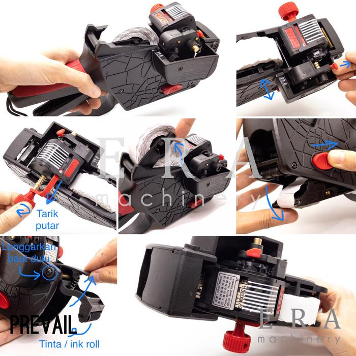 

TERLARIS Mesin Numbering Prevail Consecutive Labeller 8 digits Alat Label Textile Garment Fabric