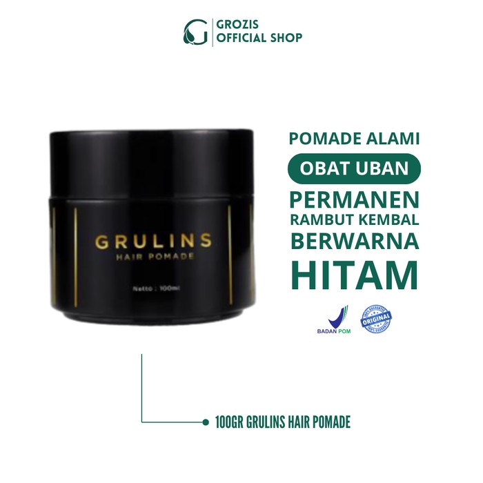 BARANG TERLARIS Grulins Hair Pomade Original Obat Uban