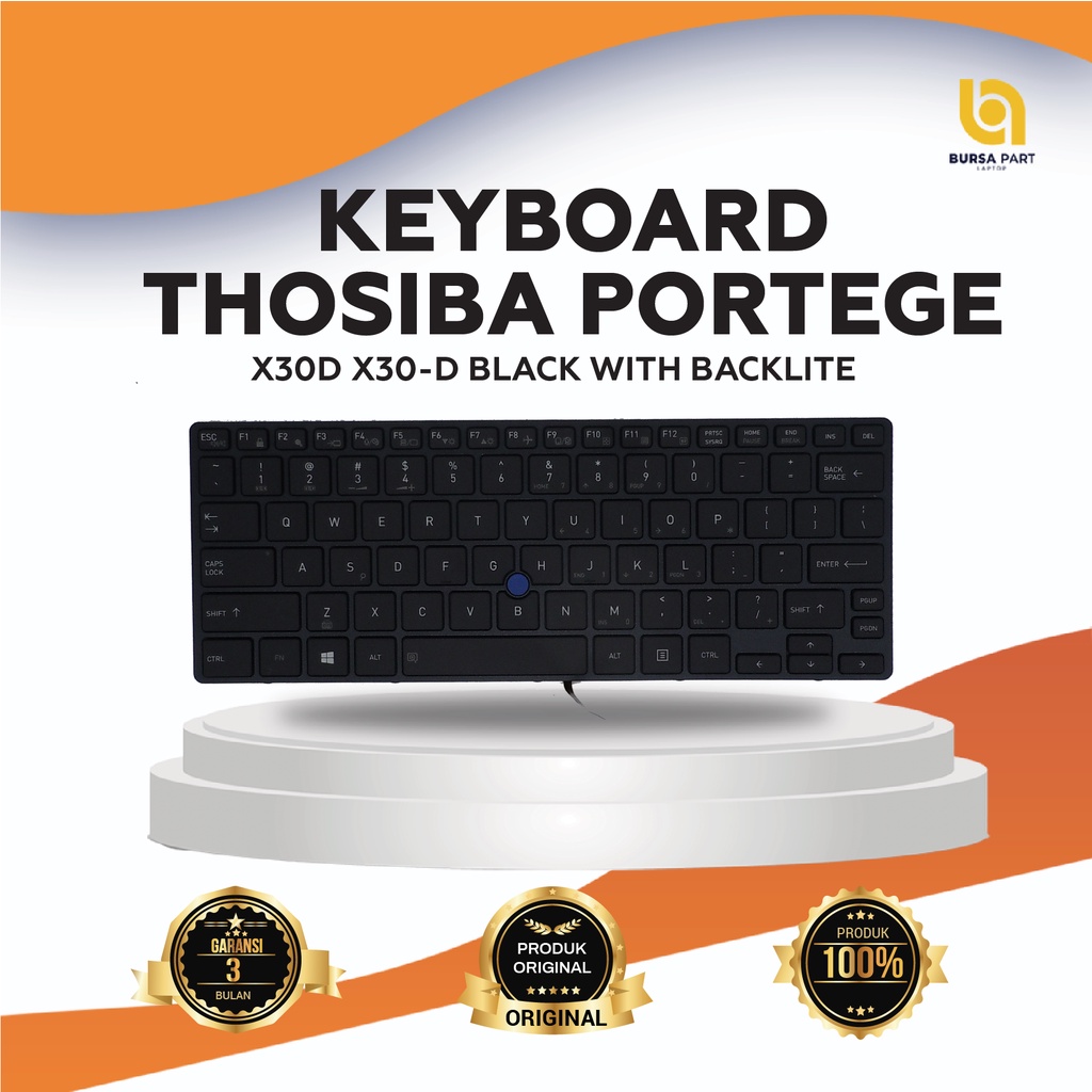 Keyboard Toshiba Portege x30d x30-d With Backlite