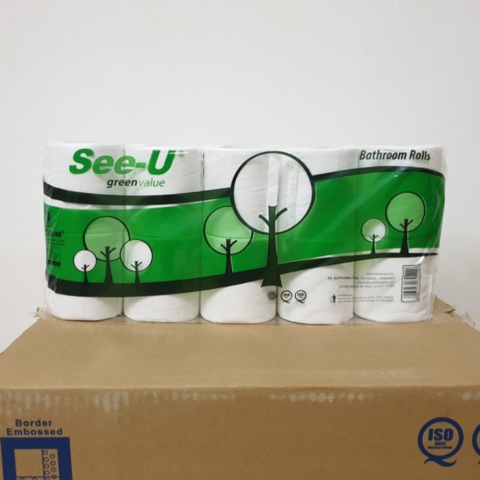 JTTOP" TISSUE ROLL SEE U TOILET / TISSU GULUNG BATHROOM / TISSUE TOILET SEE U