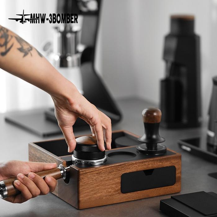 BARU.. MHW-3BOMBER WOOD PORTAFILTER HOLDER 51-58MM UNIVERSAL