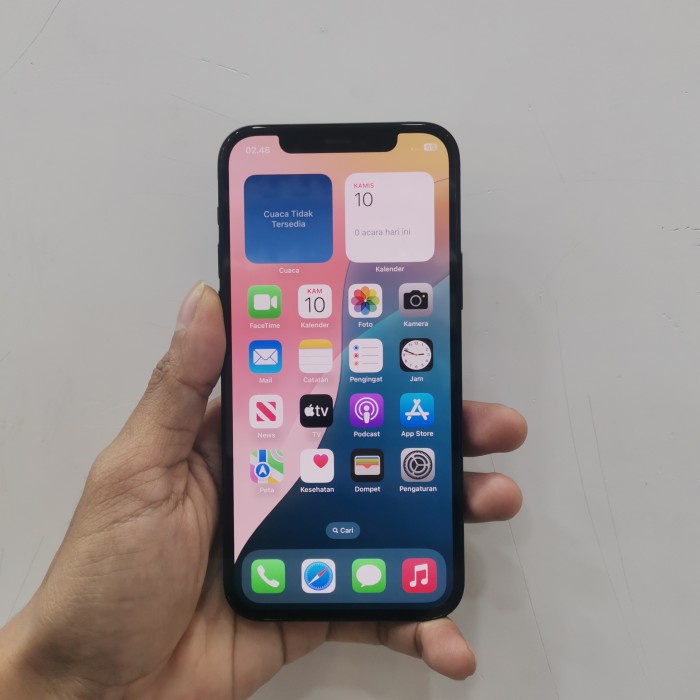 HP HAPE SECOND BEKAS IPHONE 12 IBOX MINUS *