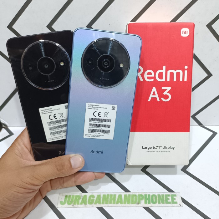 Redmi A3 4/128GB Hp Second Bekas Fullset *