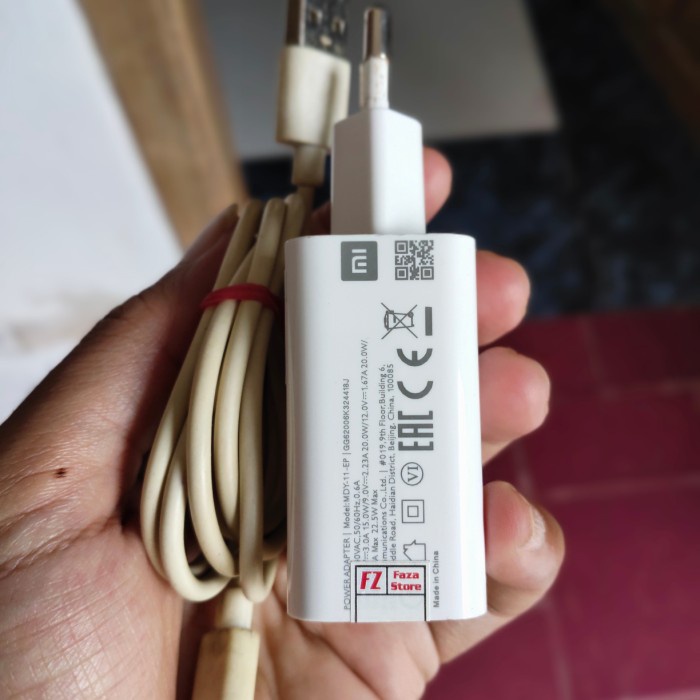 CHARGER REDMI NOTE 9/ NOTE 8 PRO COPOTAN / BAWAAN HP / BEKAS *