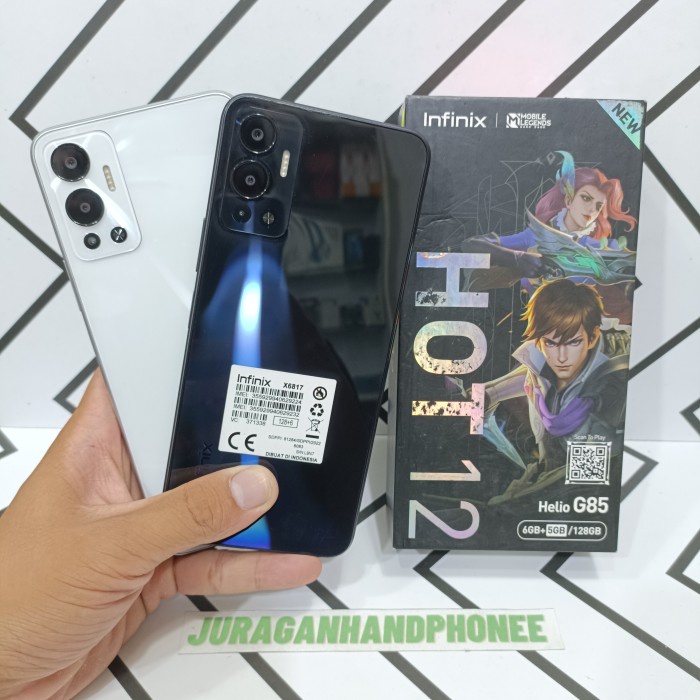 Infinix Hot 12 Ram 6GB Internal 128GB 6/128 Hp Second Seken Bekas *
