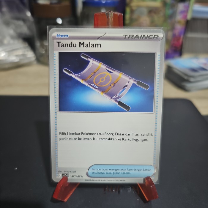 Tandu Malam Staple Pokemon Tcg Indonesia Original