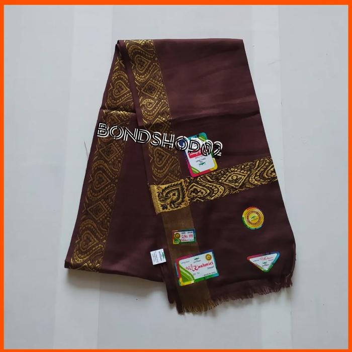 Terlaris SORBAN KASHMIRI SHAWL BROWN / SORBAN KASHMIRI ARMAAN COKLAT SALE