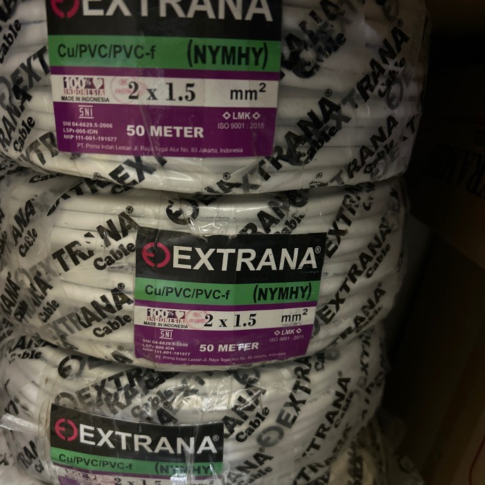 Kabel Nymhy Extrana 2x1,5 50m