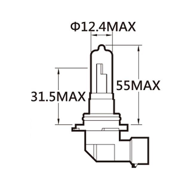 Michiba Hb3 9005 Halogen Bohlam Mobil Xenon