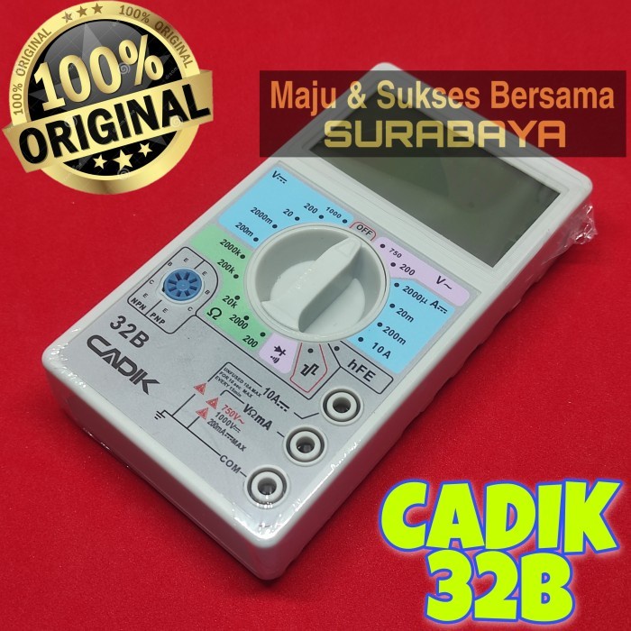 READY STOK CADIK 32B equivalent / pengganti DEKKO 86D Mini Digital Multimeter AVO Multitester Multi