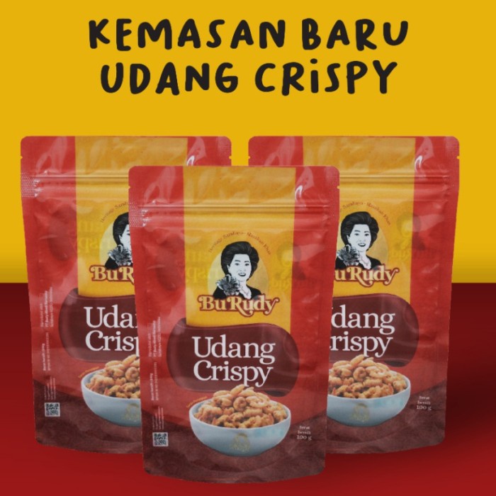

New Udang Pouch Bu Rudy Asli Surabaya (Include Koya + Serundeng) Readyy