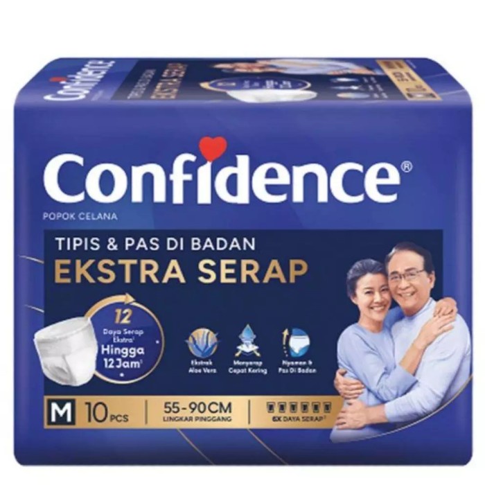 Confidence Pampers Dewasa Celana Ekstra Serap