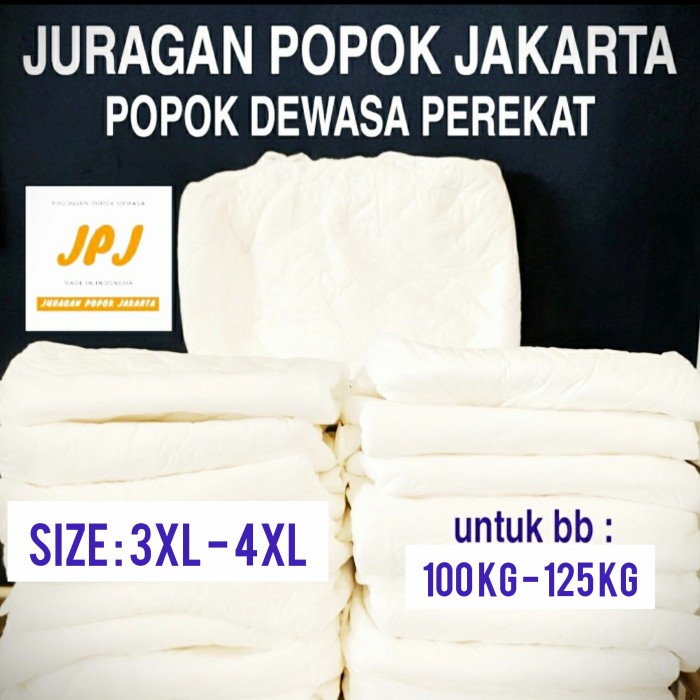 popok dewasa perekat XXXL / 3XL JUMBO 10 pcs / pempers / adult diaper