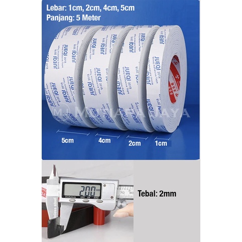 

PASTI MURAH JUEQI SPONGE TAPE ISOLASI LEM BUSA FOAM TAPE SPON BUSA SOLASI