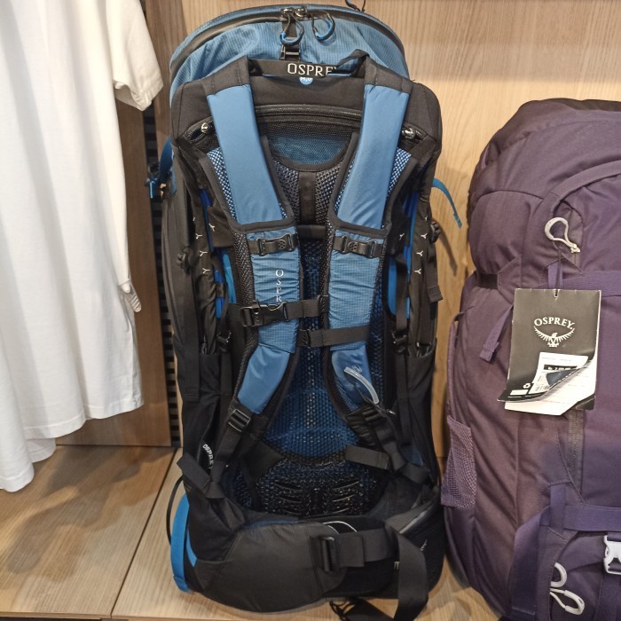 Flysheet Tas Gunung Osprey Unltd Antigravity 64 Men Carrier Bag Biru 94000 1126