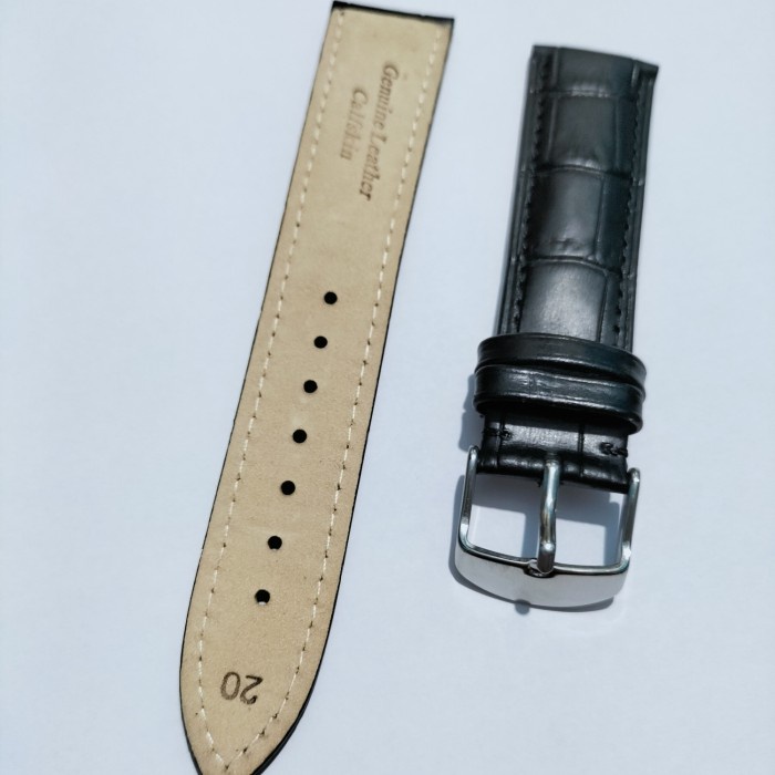 PALING MURAH. STRAP TALI JAM TANGAN KULIT SEIKO SPORT ORIGINAL