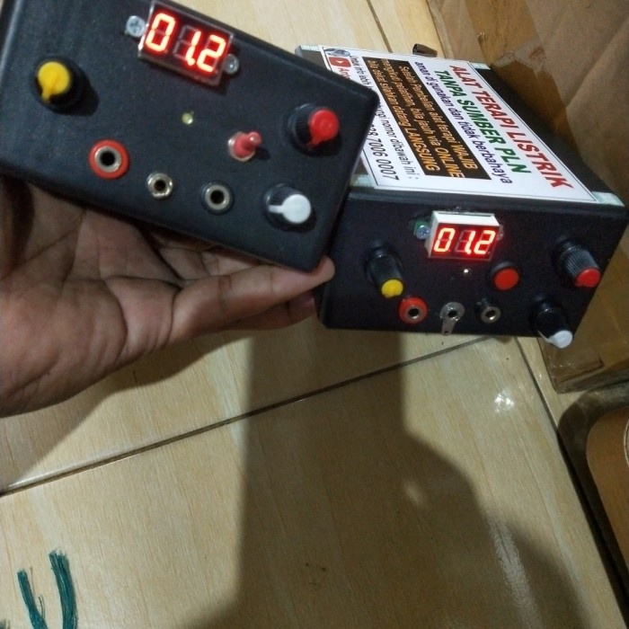 TERBARU.. ALAT TERAPI LISTRIK TANPA KABEL KE PASIEN DAN TOMBOL PERINTAH SUARA