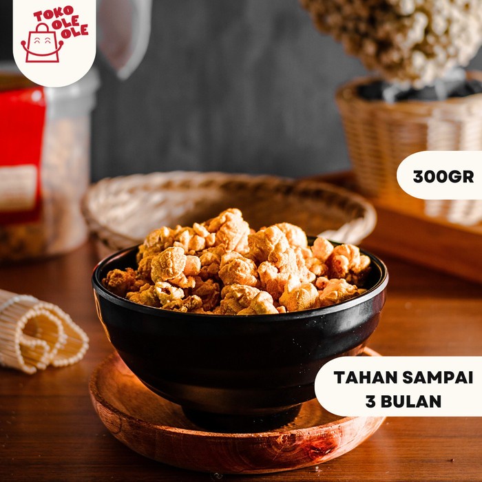 

(TopSeller) Popcorn Rasa Caramel Coklat Keju Premium Jagung Popcorn Camilan Snack Jagung 300gr