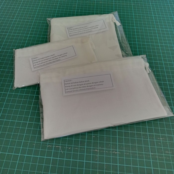 PRODUK TERBATAS kain saringan / cheese cloth tanpa pemutih (unbleach cloth)