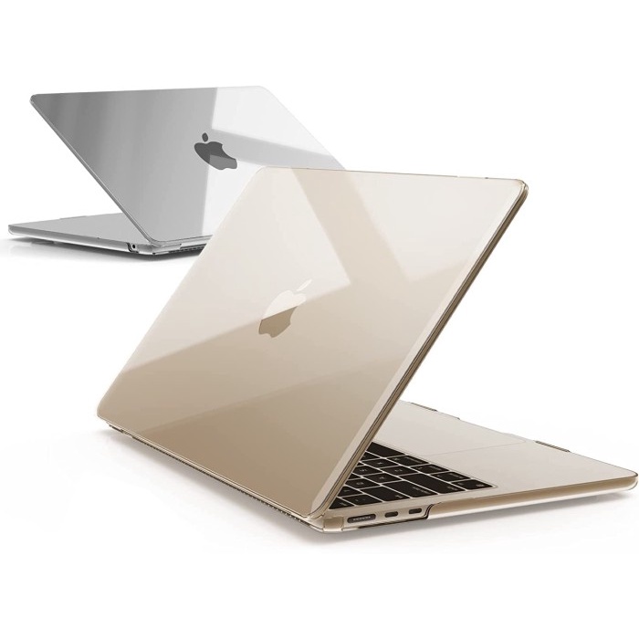 Case Macbook Air 13 / 15 Chip M3 / M2 Crystal Clear Cover Laptop Apple